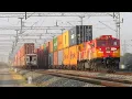 Download Lagu High Speed Double Stack Container Trains with WAG-9 and WDG-4G
