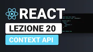 Context API - React Tutorial Italiano 20