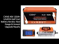 CHINS 48V 100Ah LiFePO4 Golf Cart Battery Review Real Range Honest Upgrade Results