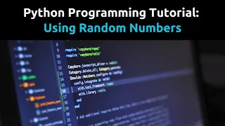 Python Tutorial Random Numbers