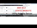Host a Website on AWS EC2 Using Apache Web Server Step-by-Step Hands-On Demo