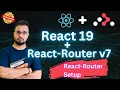 React Router Tutorial in Hindi - Setup Introduction