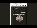 How to Optimize Memory for Python Class -