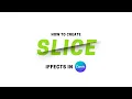 How to create slice text effect in Canva