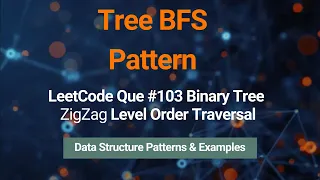 Binary Tree Zigzag Level Order Traversal Tree BFS Pattern LeetCode 103 Explained
