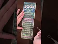 NEW Scratch Off Ticket NC Lottery First Tuesday NEW RELEASE 50 Scratcher 500X the Cash