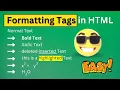 Formatting Elements in HTML in HINDI - Learn Web Development Software Engineer Mahesh SEM
