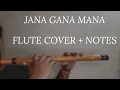 Download Lagu Jana Gana Mana Flute Cover + Notes | India's National Anthem | Easy Flute Tutorial | Khwahish Music