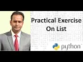 Class 11 IP CS Practical Exercise on Python List