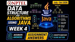 NPTEL Data Structure and Algorithms Using Java Week 4 Assignment Answers 2026