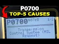 How To Fix P0700 Trouble Code Transmission Control System MIL Request