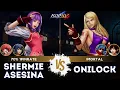 KOF XV ▰ SHERMIE ASESINA (Shermie/Leona/Athena) 🆚 ONILOCK (Krohnen/B.Jenet/Yuri)🎞️Replay Match