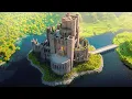 Minecraft Timelapse Medieval Castle 4K 60 FPS