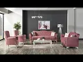 Download Lagu Homedora Vienna Convertible Livingroom Set Dusty Rose