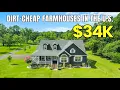 10 DIRT-CHEAP MISSISSIPPI FARMHOUSES With LAND Starting at 34 000