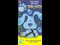 Blue s Clues Rhythm And Blue VHS Opening