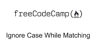 Regular Expressions - Ignore Case While Matching