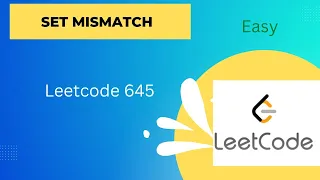 645 Set Mismatch In JAVA Leetcode Problem Easy
