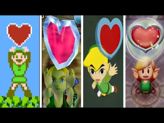 Download MP3 Evolution Of Link Obtaining A Heart Container In Legend Of Zelda Games