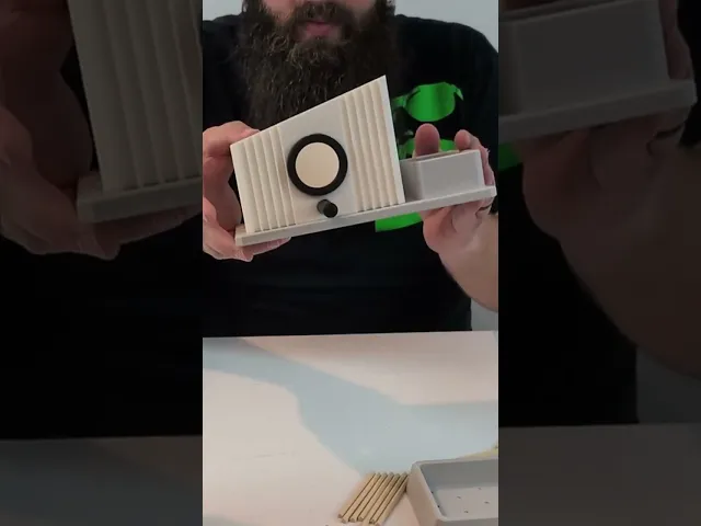 Birdhouse 002 - Mid-Century Modern Birdhouse & Succulent Planter video thumbnail