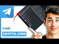 How to get crypto jobs on Twitter and Telegram Easiest Way 2026 Guide