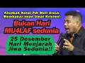 Lagu Khotbah Natal 25 Desember Yang MENDES4K Gereja KRISTUS MENJ4RAH jiwa-jiwa yang terhilang!