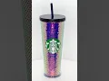 Starbucks Purple Sequin Tumbler