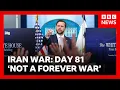 Iran not a forever war says US Vice President JD Vance BBC News