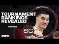 NCAA Tournament Rankings REVEALED Purdue UNC UConn Houston at No 1 SportsCenter