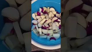 طريقة عمل اللفت المخلل بعد تلات ايام تاكل احلي ليفت بتاع المحلات 