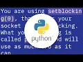 Python server program has high cpu usage