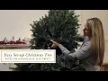 Easy Set-up Christmas Tree with the Balsam Hill Flip Tree Balsam Hill