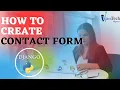 Creation of a contact form PYTHON DJANGO