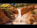 Waterfall in Bryce Canyon National Park Utah Mossy Cave 4K Hike