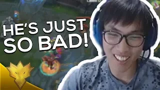 Doublelift - "HE'S ON ANOTHER LEVEL OF BAD!" ft. Biofrost - League of Legends Funny Stream Moments