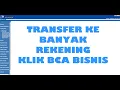 Transfer ke banyak rekening klik BCA BISNIS