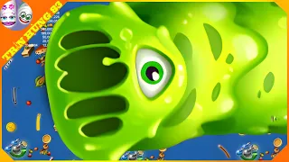 WORMSZONE IO GIANT SLITHER SNAKE TOP 01 Epic Worms Zone Best Gameplay Tran Hung 83