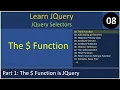 Selectors Part 1 - Introduction to CSS JQuery Tutorials