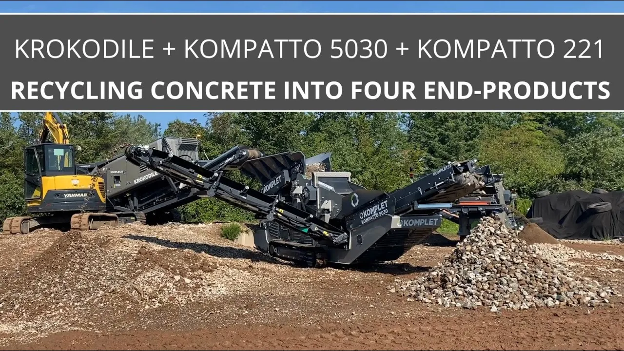 Komplet America — Komplet - Concrete Recycling System (YouTube video ad)