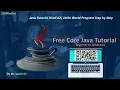 Java Tutorial Hindi Hello World Program Step by Step for Beginners