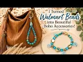 I Turned Walmart Beads into Beautiful Boho Accessories DIY Purse Charm Bracelet Tutorial