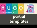 Partial Templates Hugo - Static Site Generator Tutorial 21