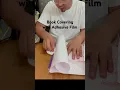 Book Covering How to cover book with adhesive film