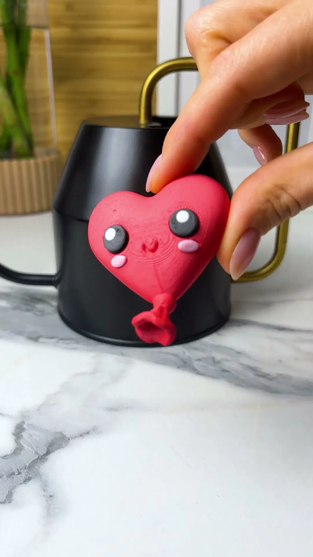 Heart Balloon with Eyes + Magnet, San Valentine's Gift! Love DIY Ideas Romantic