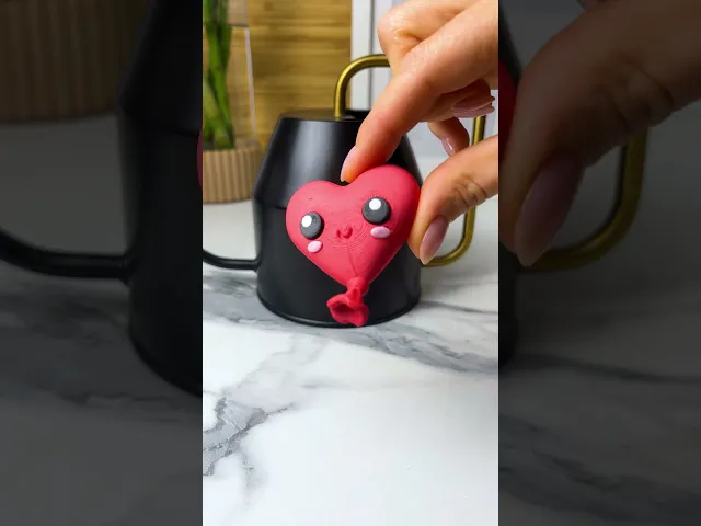 Heart Balloon with Eyes + Magnet, San Valentine's Gift! Love DIY Ideas Romantic video thumbnail
