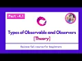 Part - 4 1 Types of Observable and Observers Theory