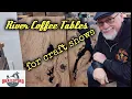 Adding River Coffee Tables to My Craft Show Booth Live-Edge Willow Oak Build Batch of 2
