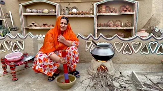 Gaon mein Sham ka Desi khana 😍 Alizey Sehar Offical
