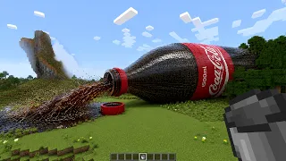 Realistic Coca-Cola vs Mentos (what will happen?) - Minecraft Compilation
