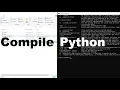 Compile Python Code py to c to pyd EXECUTABLE Windows Cython